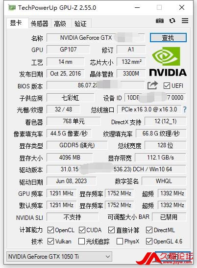 ƽ-Կ⹤ GPU-Z 2.55.0 ĺļ(1)